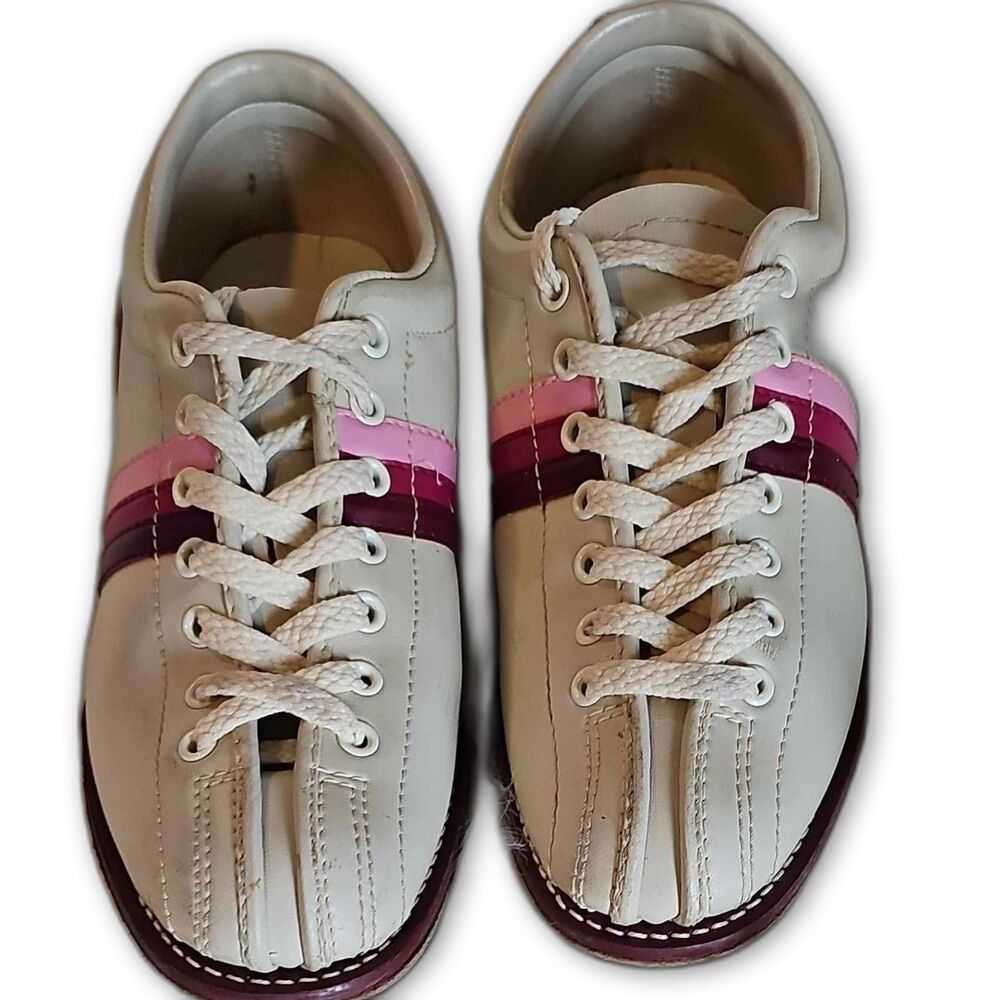 Endicott Johnson Traditionals Bowling Sliders Vintage Shoes Size 7 Womens